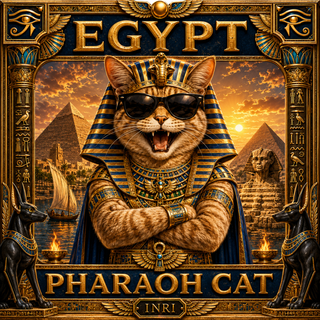 Egypt Pharaoh Cat