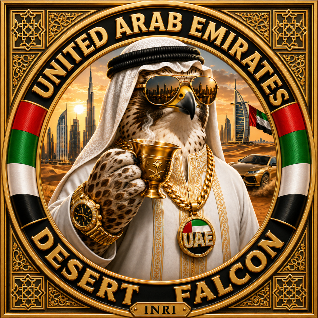 United Arab Emirates Desert Falcon
